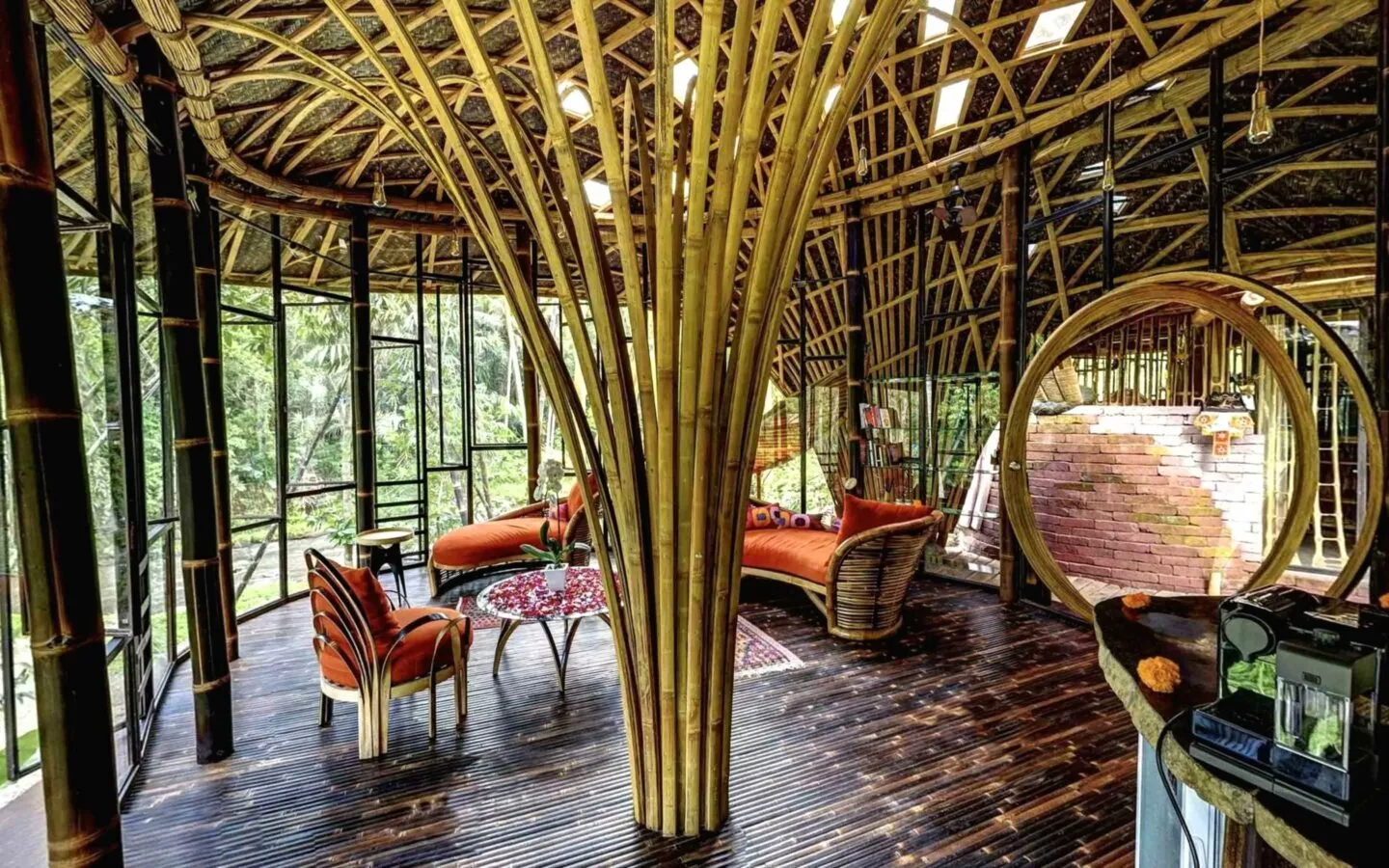 Bamboo house bali