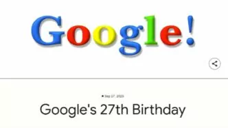 Inilah logo pertama google logo pertama google ditampilkan di ulang tahun ke 27 pada 27 september 2025