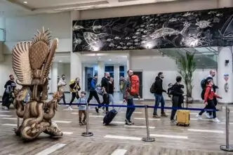 Kunjungan wisman naik 10 persen