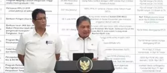 Pemerintah Resmi Beri Diskon Iuran BPJS Ketenagakerjaan bagi Pengemudi Ojol, Kurir, dan Pekerja Lepas Selama 6 Bulan Menko bidang perekonomian airlangga hartarto umumkan 8 program paket stimulus ekonomi.