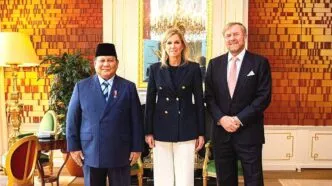 Prabowo bertemu raja dan ratu belanda