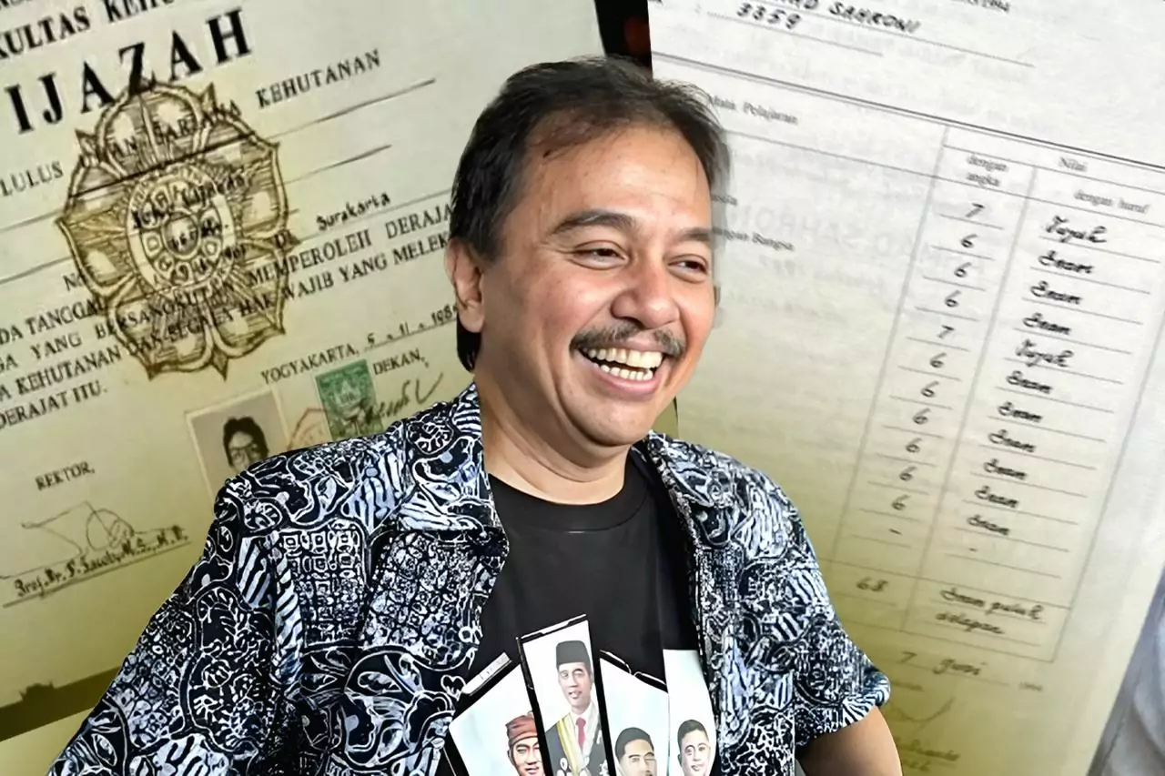 Sipaling Ijazah! Roy Suryo Tuding Ijazah Gibran Palsu Beli di Internet dan Sebut IQ Setara Jokowi Roy suryo sipaling ijazah