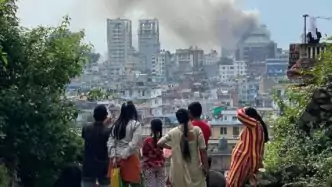 Suasana di pinggiran khatmandu nepal
