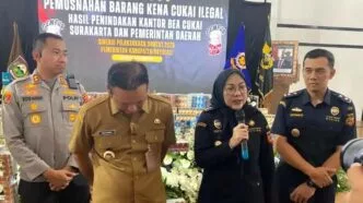 Bea cukai surakarta musnahkan barang ilegal senilai rp17,9 miliar di boyolali