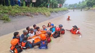 Santri 14 tahun asal cilacap tewas tenggelam di saluran irigasi banyumas