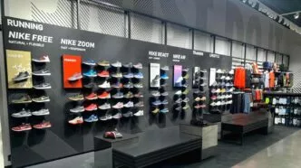 Ilustrasi brand nike store