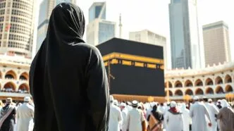 Ilustrasi ibadah umrah mandiri