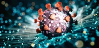 Ilustrasi virus influenza d yang baru ditemukan di china