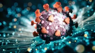 Ilustrasi virus influenza d yang baru ditemukan di china