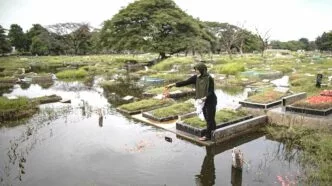 Lahan tempat pemakaman umum di jakarta penuh