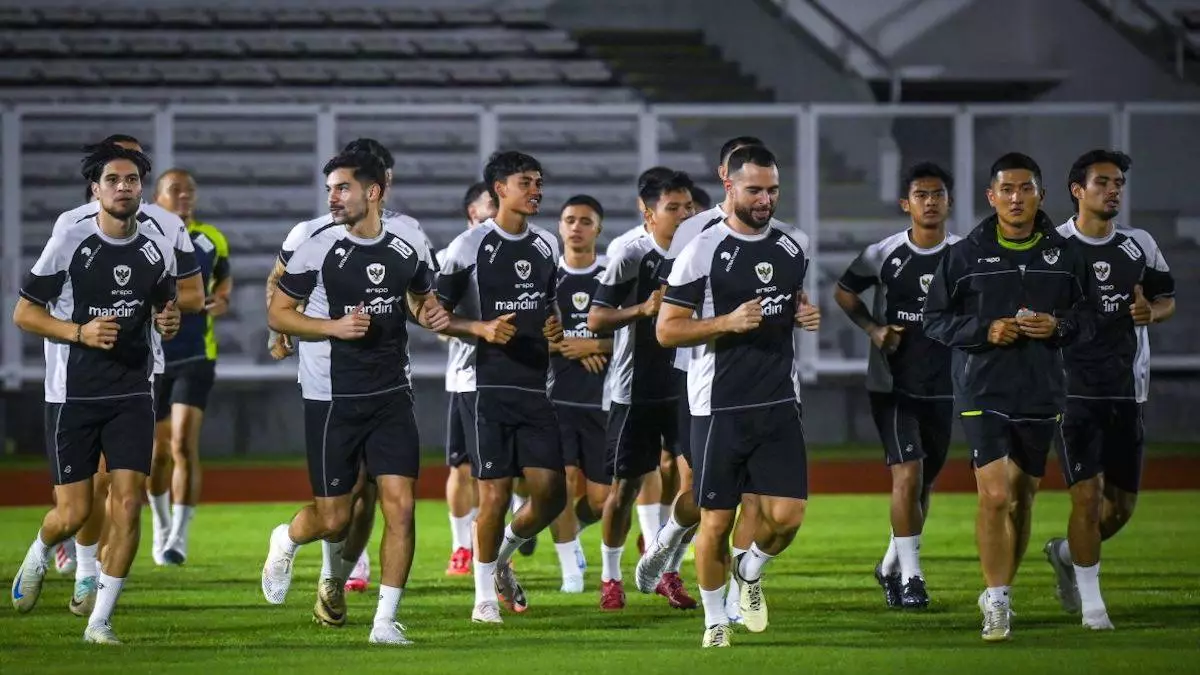 Ole Romeny Pulih, Emil Audero Dipastikan Absen, Timnas Indonesia Mulai Latihan Jelang Lawan Irak dan Arab Saudi Latihan pemain timnas indonesia