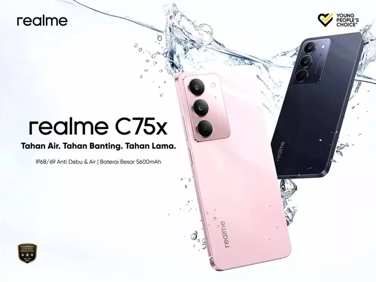 Realme c75x triple ip certification