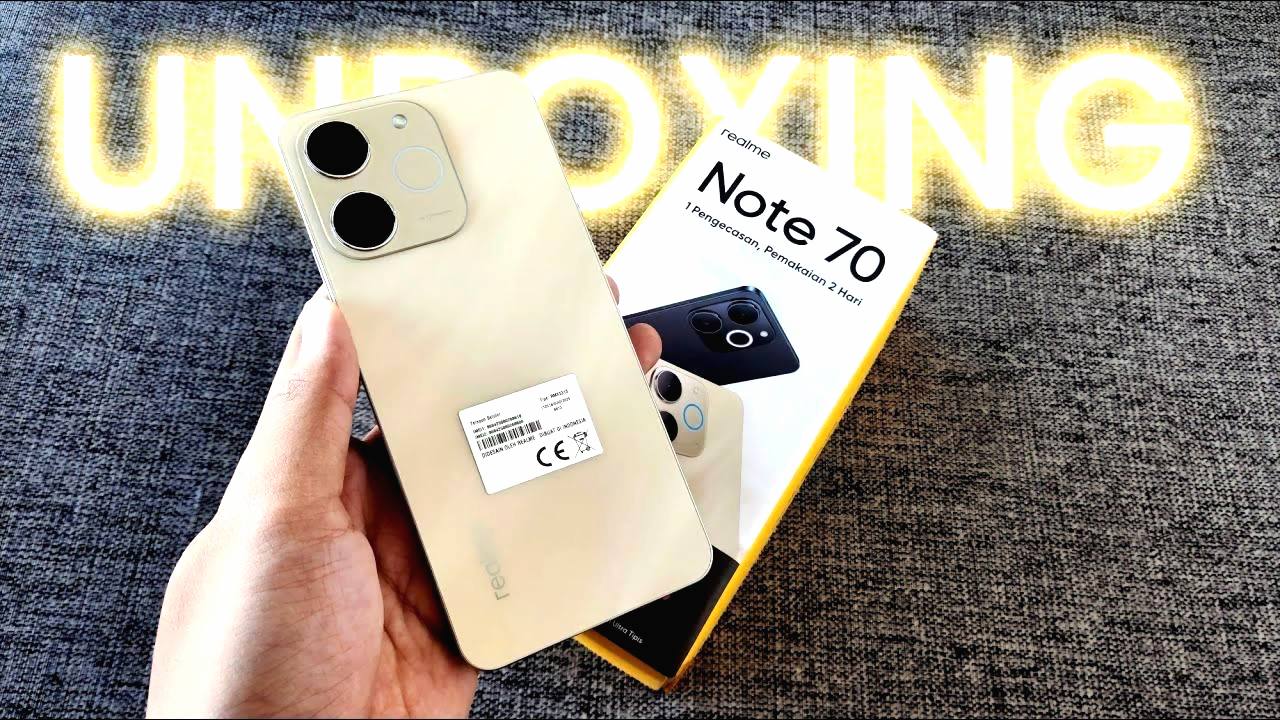 Realme Note 70 Spesifikasi dan Ulasan Ponsel 1 Jutaan 2025