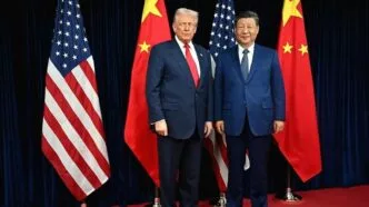 Trump bertemu xi jinping di busan korea