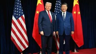 Trump bertemu xi jinping di busan korea