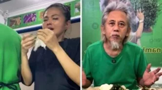 Warung makan epy kusnandar diganggu preman karina ranau histeris instagram