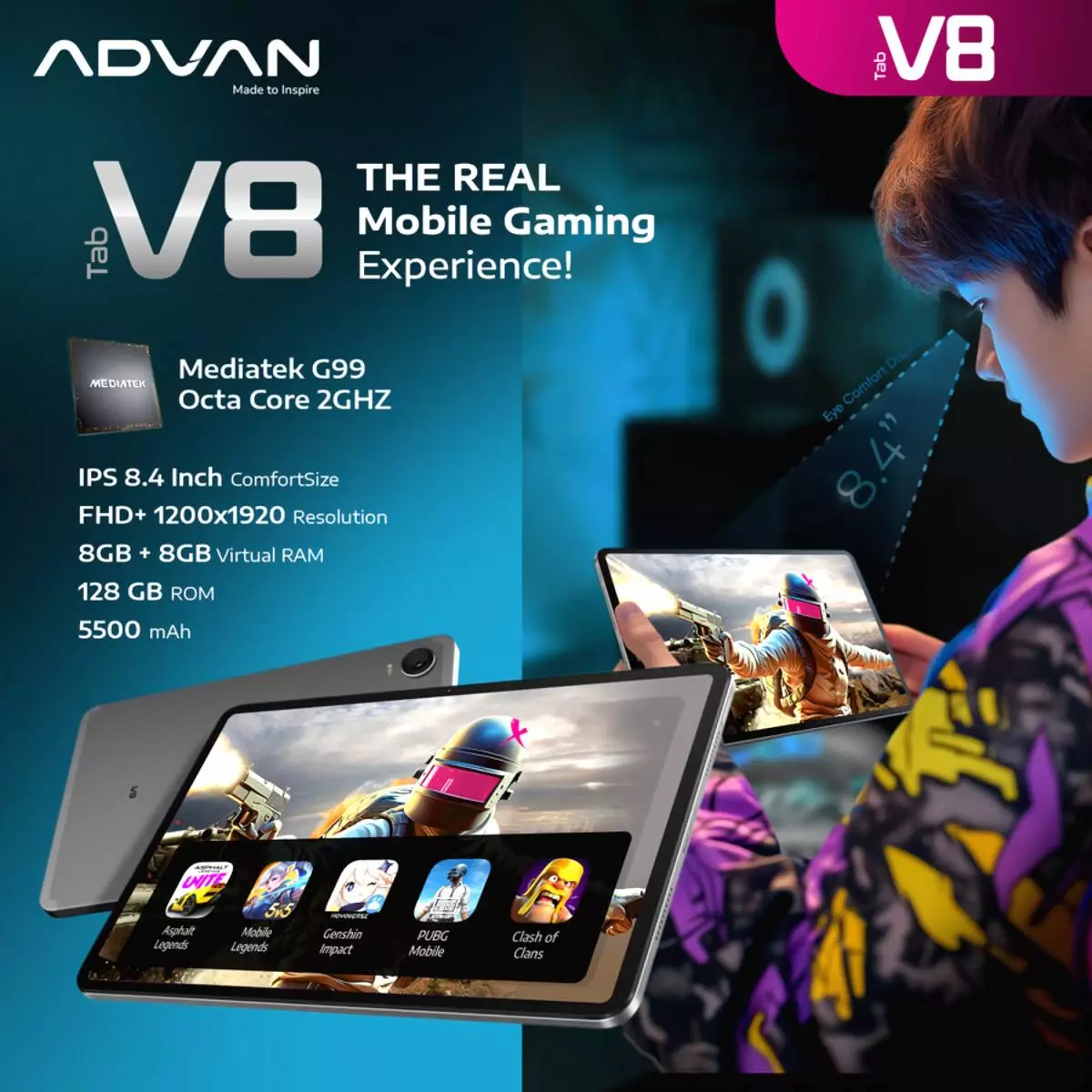 Advan Tab V8 MTK G99