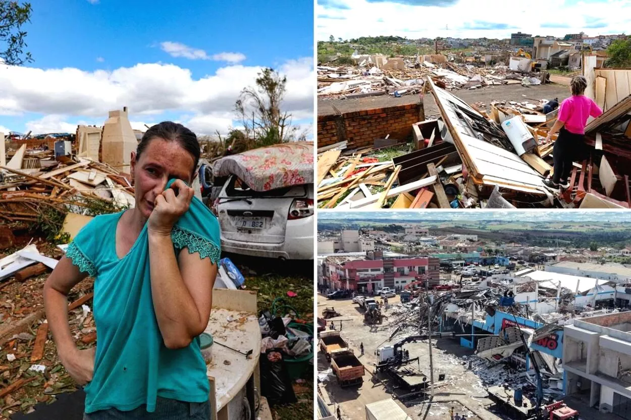Tornado Dahsyat Luluhlantakkan Rio Grande do Sul, Brasil: Enam Tewas, Ratusan Luka, Kota Nyaris Rata dengan Tanah Badai Tornado Terkuat dalam 40 Tahun Hantam Paraná, Brasil Kota Hancur, Warga Berduka