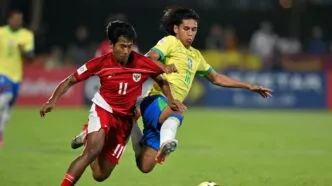 Garuda Muda Kalah Telak dari Brasil 0 4, Nasib di Piala Dunia U 17 Kian Berat