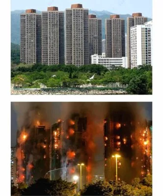Kebakaran Kompleks Apartemen Hongkong Meluas, Korban Jiwa Capai 13 Orang
