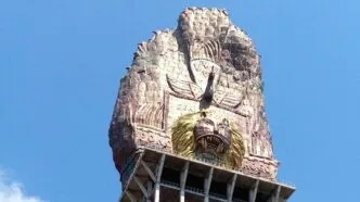 Monumen reog ponorogo kalahkan gwk, jadi ikon wisata baru jawa timur