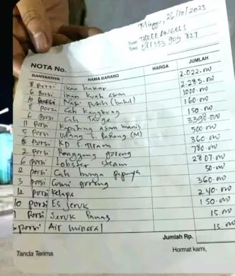 Rombongan agen travel kena getok rp16 juta di pusat seafood labuan bajo, astindo protes keras