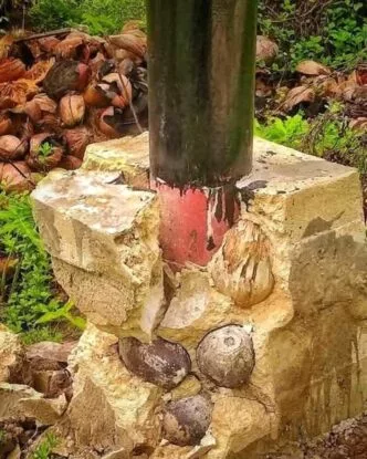 Viral di Media Sosial: Tiang Listrik Sambas Retak, Semen Dicampur Kelapa dan Sabut Tiang Listrik di Sambas Roboh Lebih Cepat, Warga Temukan Kelapa dalam Semen