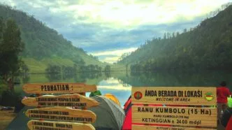 Ilustrasi basecamp ranu kumbolo