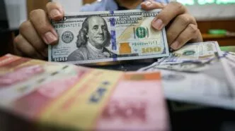 Ilustrasi uang investor asing borong saham