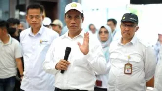 Mentan amran sulaiman melakukan inspeksi mendadak di subang