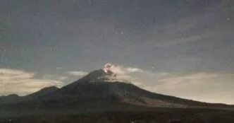 Gunung Semeru Kembali Erupsi Pagi Ini, Kolom Abu Capai 500 Meter