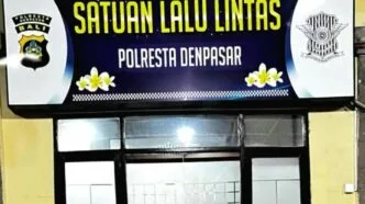 Hampir Tabrak Petugas Saat Jumping, Pemotor Mabuk Diamankan Polisi Denpasar
