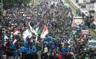 Hari Ini, Tiga Aksi Demonstrasi Berpeluang Terjadi di Jakarta Pusat, Warga Diminta Hindari Lokasi Demo Ilustrasi Demo di kawasan sekitar Gedung DPR