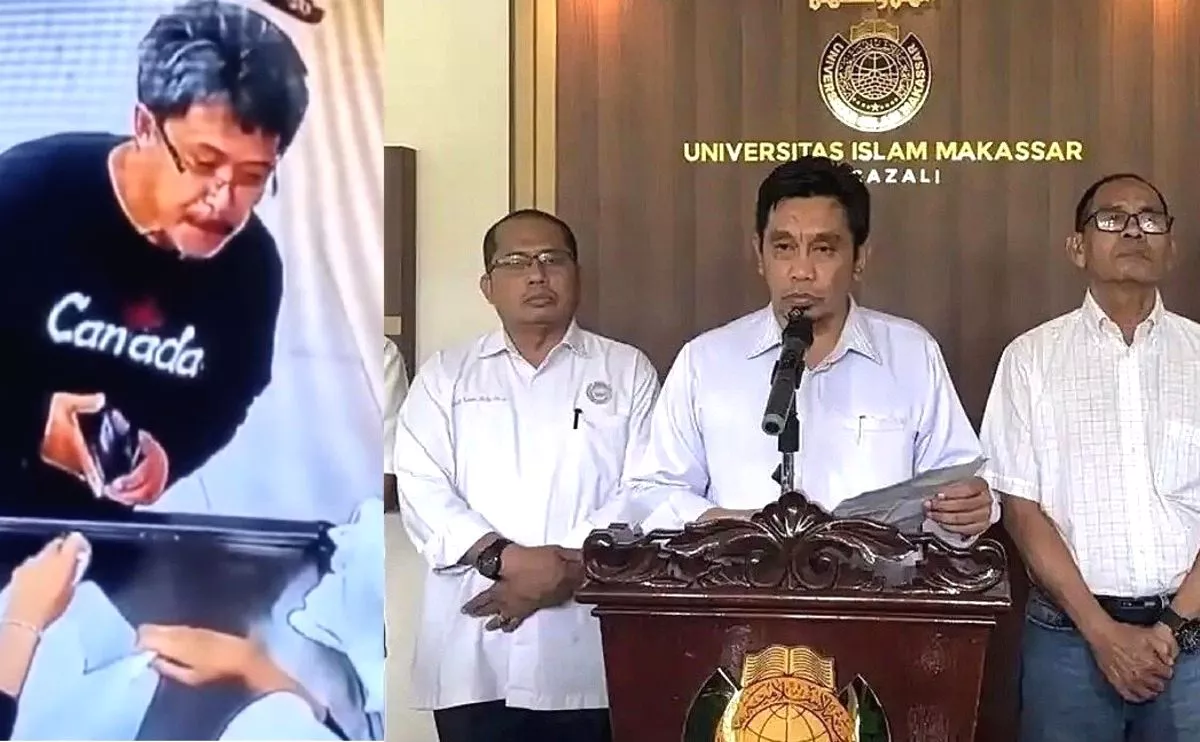UIM Pecat Dosen Amal Said Usai Kasus Meludahi Kasir Swalayan, Kampus Sampaikan Permohonan Maaf Insiden Meludahi Kasir Berujung Pemecatan Dosen, UIM Tindakan Tidak Beretika