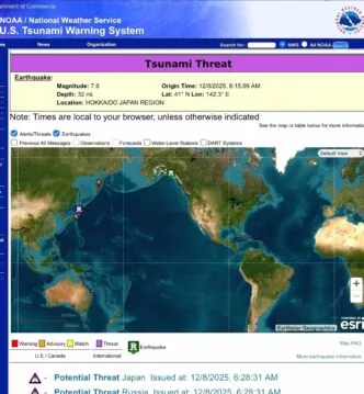 Magnitudo 7,6 Mengguncang Jepang Tengah Malam, Warga Berhamburan Keluar Rumah