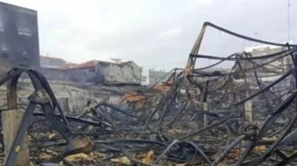 Pasar Pagi Pemalang Terbakar, 102 Lapak dan 18 Kios Pedagang Hangus