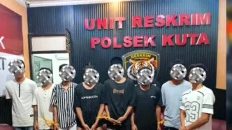 Pengeroyokan Mahasiswa di Depan Ruko Traveloka Legian, Polisi Bergerak Cepat Tangkap 8 Orang