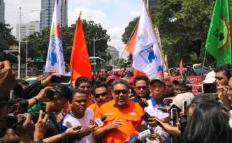 Said Iqbal selaku Presiden KSPI memberikan keterangan kepada media terkait rencana aksi demo susulan yang akan digelar besok.