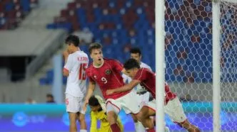 Toni Firmansyah mencetak gol di laga Timnas Indonesia U 22 vs Myanmar pada ajang SEA Games