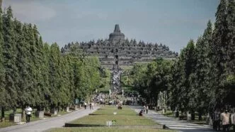 Wisatawan borobudur
