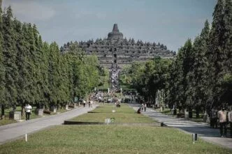 Wisatawan borobudur