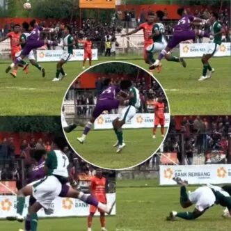 Kiper PSIR Rembang Dihukum Seumur Hidup Usai Tendangan Kungfu ke Pemain Persikaba