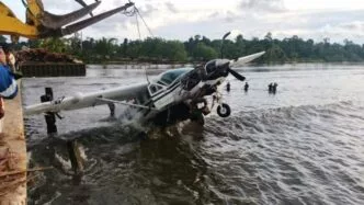 Pesawat Smart Air Jatuh di Perairan Nabire, Seluruh Penumpang Selamat