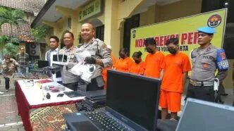 Polresta Jogja Tangkap Sindikat Love Scamming di Sleman