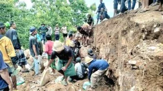 Tambang Emas Ilegal Gunung Kongbawi, Dusun Belenje, Desa Serage, Kecamatan Praya Barat Daya, Lombok Tengah