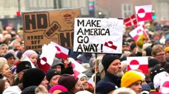 Trump Ingin Greenland, Ribuan Warga Denmark dan Greenland Gelar Aksi Penolakan make america go away