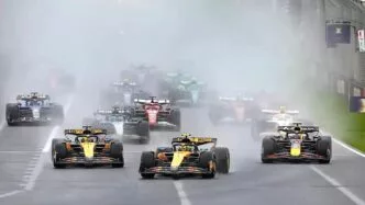 F1 racing start