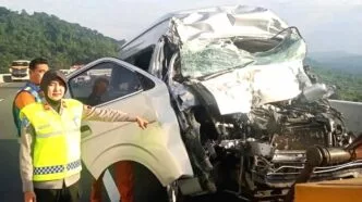 Kecelakaan rombongan guru asal jakarta