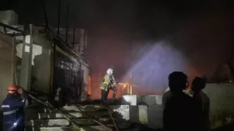 Villa di pecatu bali terbakar