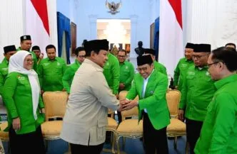 Bertemu Prabowo di Istana, Cak Imin Nyatakan PKB Siap Dukung Dua Periode